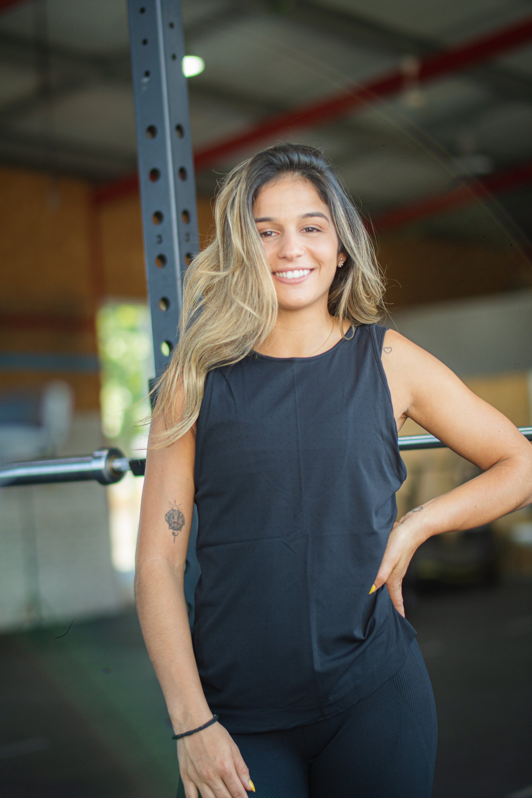 Venice Black Tank Top